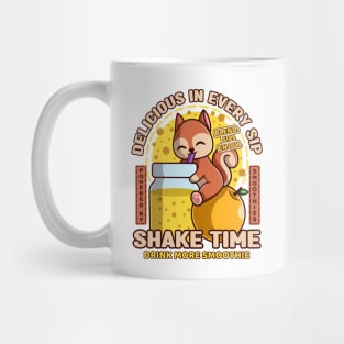 Smoothie - Cute Squirrel Drink Smoothie Cartoon Kawaii Mug